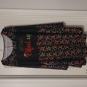 Elf Dress Let's Get Elfed Up 3XL
